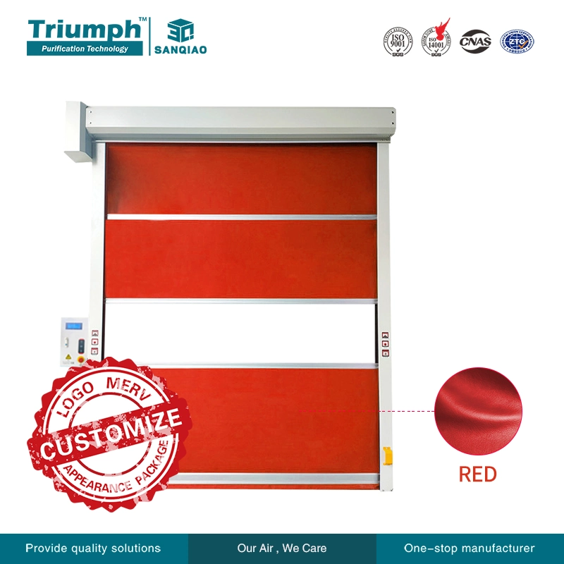 Automatic Quick Industrial Cold Room Manufacturer PVC High Speed Door Fast Shutter Doors PVC Fast Door High Speed Door