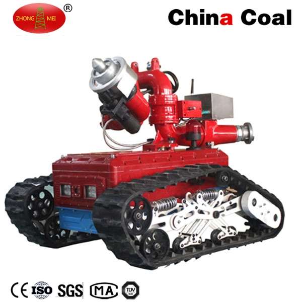 Self-Adapting Ability to Ground Smart Remote Control Smoke Evacuation Explosion-Proof High-Expansion Foam Fire-Fighting Extinguishing Crawler Water Robot