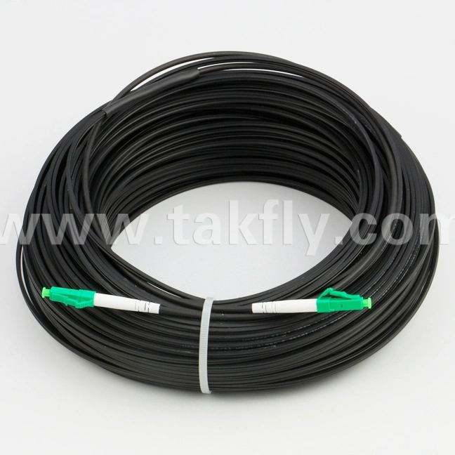 LC APC FTTH Drop Cable 3.0mm X 2.0mm Fiber Optic Patchcord