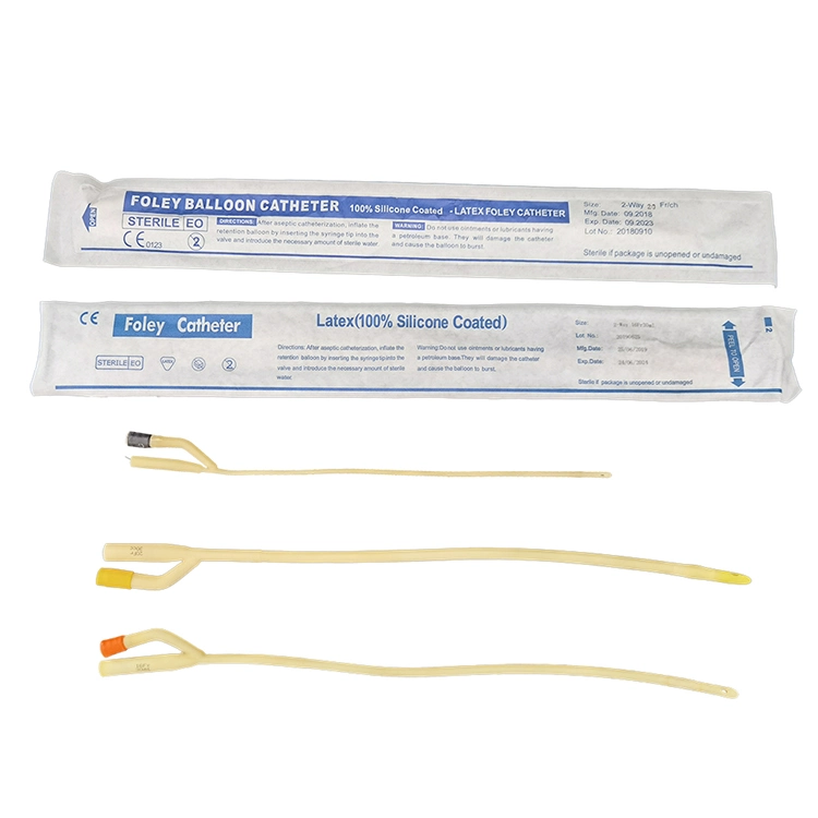 100% Full Silicone Foley Catheters 2way/Drainage Catheter/ CE & ISO