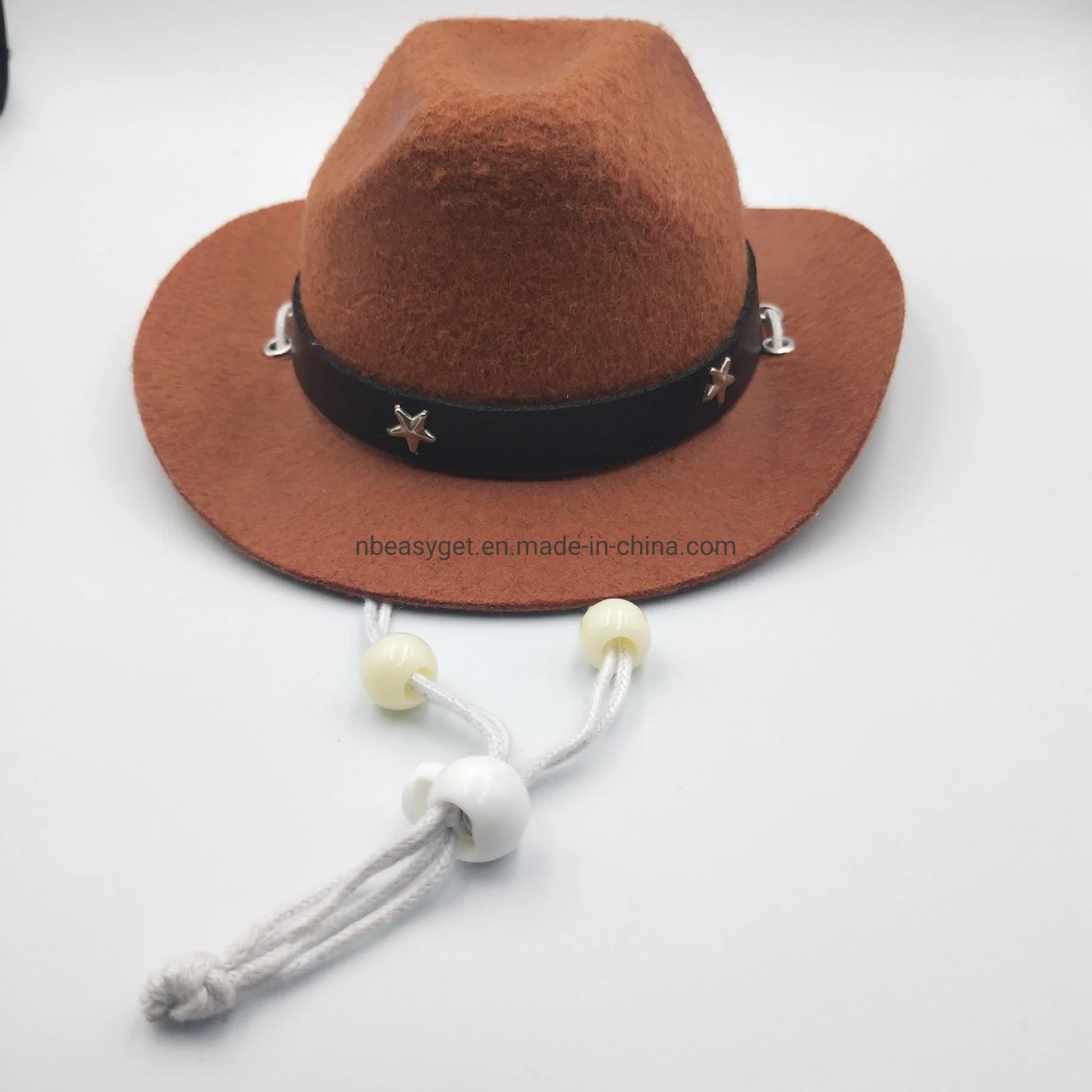 Pet Costume Cowboy Hat Dog Costume Accessories with Adjustable Rope Design Esg12443