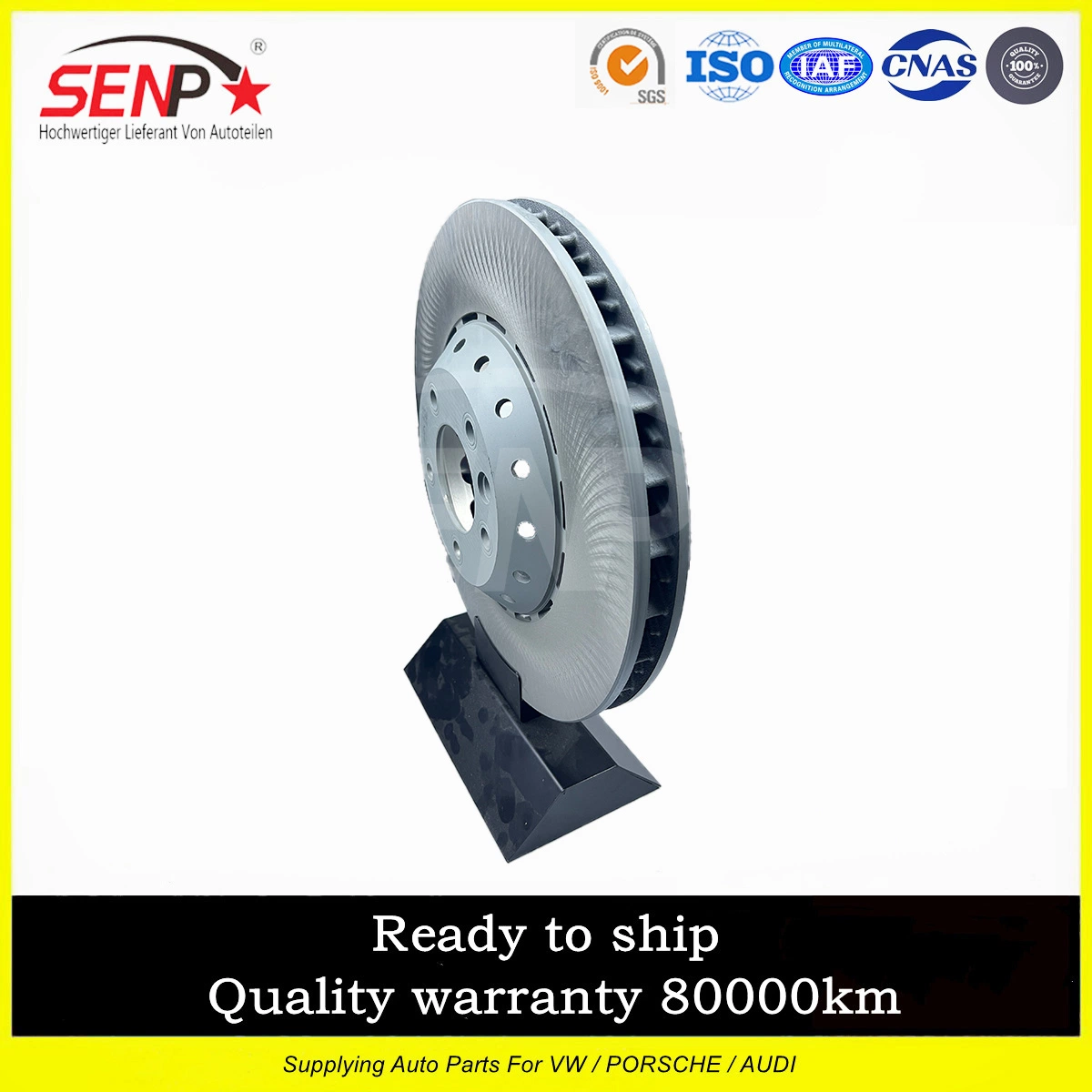 OEM 958 351 403 50 Senp High quality/High cost performance  Auto Parts Brake System Front Brake Disc/Left 390mm for Porsche Cayenne 11-18 95835140350