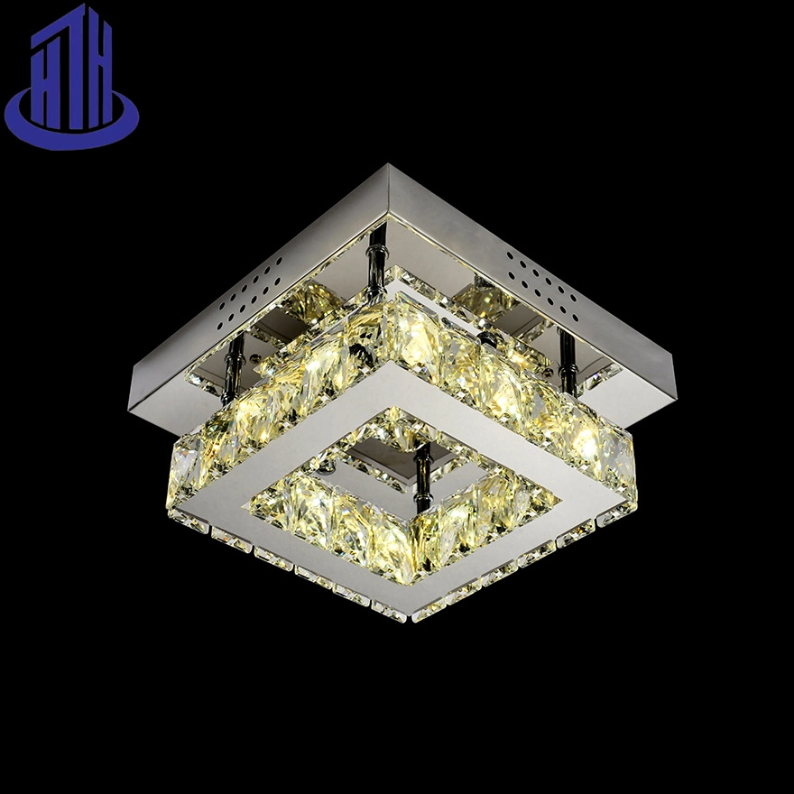 Modern Crystal Square Kitchen Island Wholesale/Supplier LED Ceiling Light (9034)