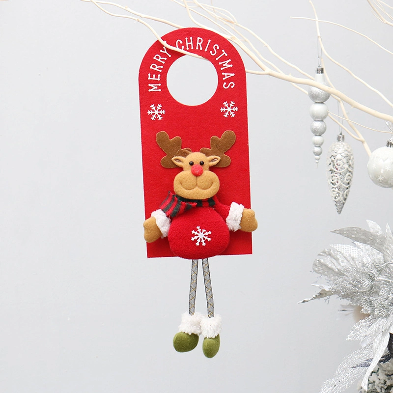 Santa Claus Snowman Doll Non Woven Door Hanger