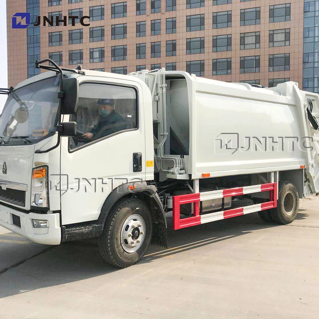 Sinotruk HOWO 4X2 Mini Garbage Washing Truck 5ton 12ton 20ton Light Refuse Collector Small Garbage Trucks for Sale