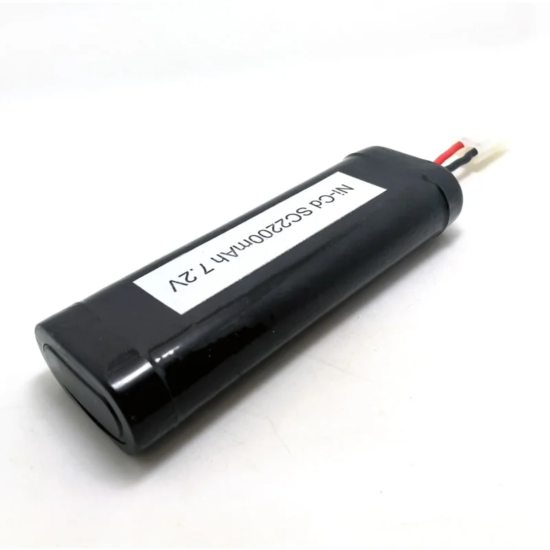 7,2 V Taux de décharge élevé 2200mAh 10C Sc Ni-CD Batterie rechargeable pour les courses de haute vitesse