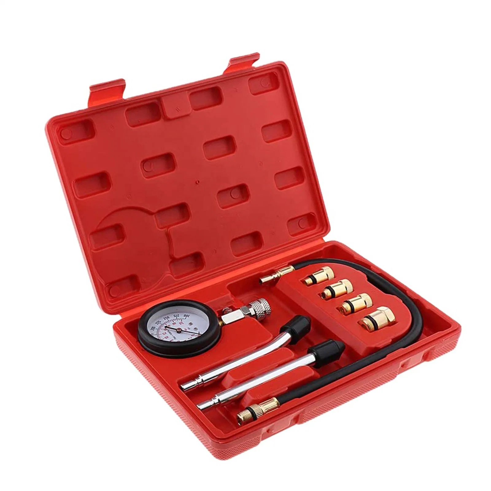 Automotive Tool Gas-Cylinder Pressure Test Set with Air Gauge