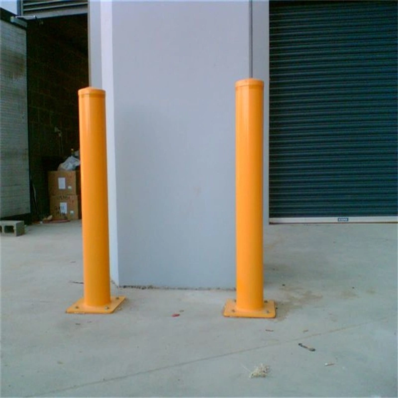 Bollards Safety Steel Pipe Road Barrier Safety Products Durable Powder Coated Sale