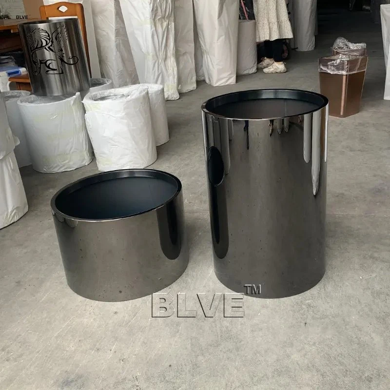 Modern Home Public Garden Decor 304 Stainless Steel Vase Flower Pots Metal Planters Factory Wholesale/Supplier