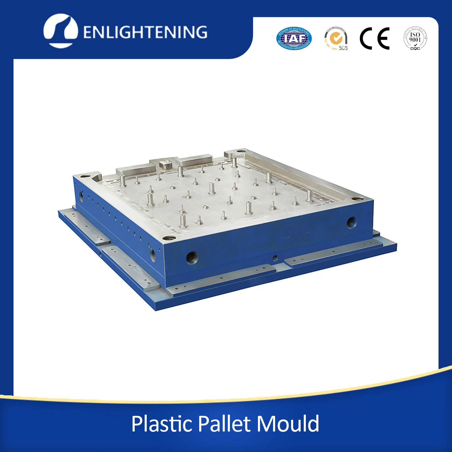 OEM Competitive Price Custom Injection Single Face Industrial Plastic Tray Mould for 1500*1300 Plastic Pallet Injection Mould Making