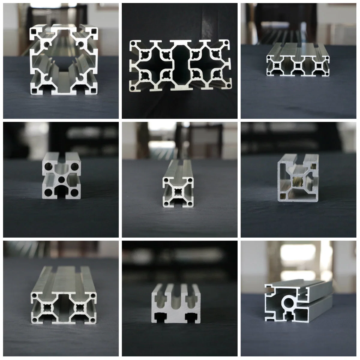 Custom Products Industrial Use CNC Machining Parts Aluminum Extrusion Section Aluminium Frame Profile