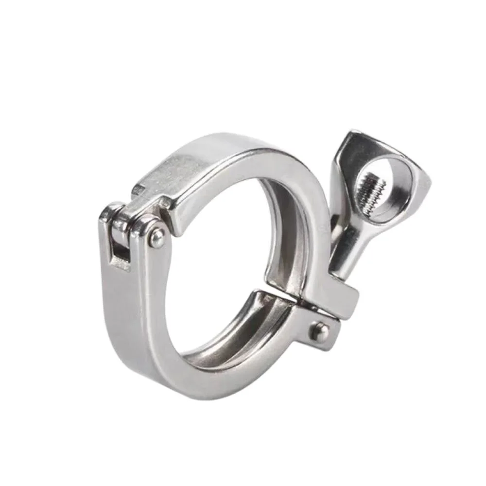 Best Price Stainless Steel Sanitary Tube Supporter Full SS304 Round Pipe Holder Type Hanger Clamp