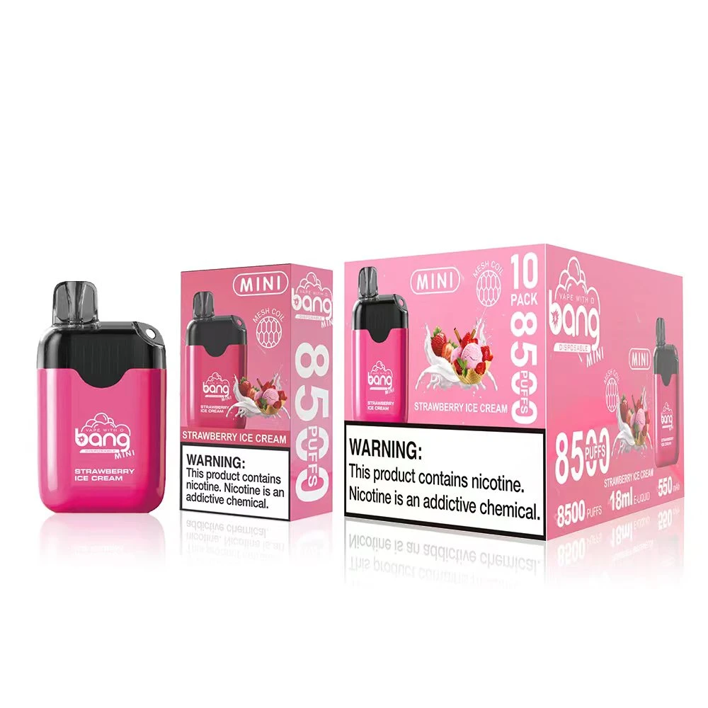 2023 New Arrival Bang Mini 8500 Puffs Wholesale Disposable Vape E Cigarette