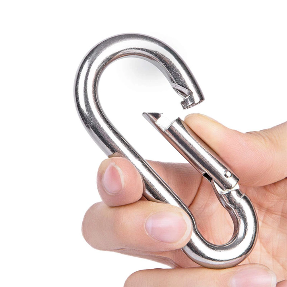 304 Stainless Steel Rigging Spring Snap Hook for Climbing