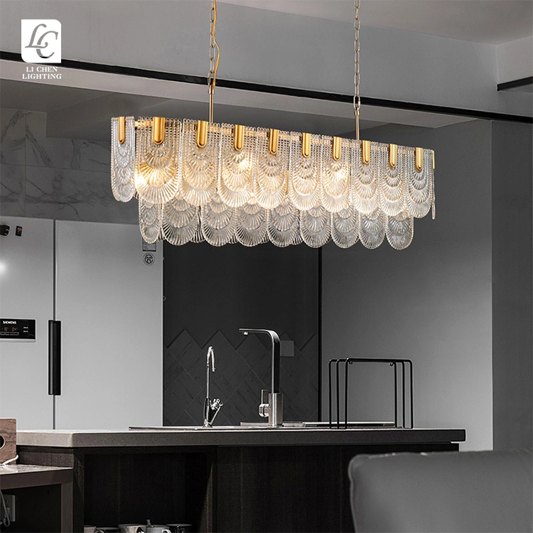 Modern Round LED Crystal Glass Chandelier Design Pendant Lamp