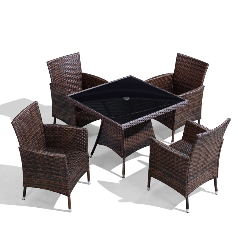 Outside Patio Garden PE Rattan Aluminum Frame or Iron Frame Furniture