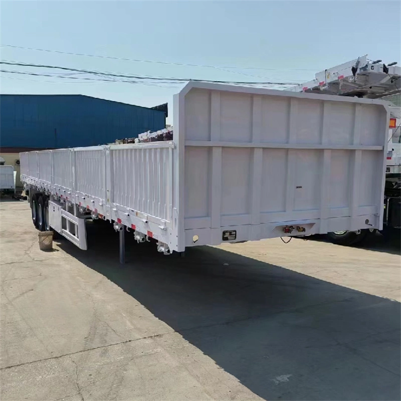 13000mm Standard Famous Brand Sidewall Semitrailer for Transporting