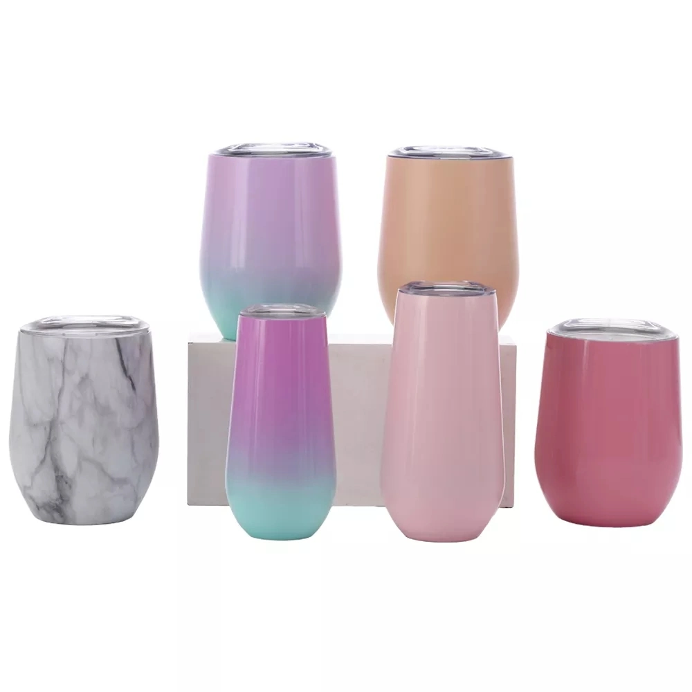 Commerce de gros tasse à café de voyage de changement de couleur Yetys 12oz double paroi en acier inoxydable Wine Tumbler tasses en vrac fournisseur