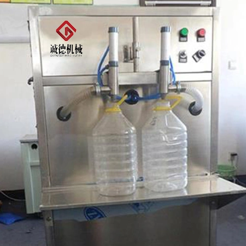 Semi Automatic 2 Nozzles Fillers Filling Machine for Oil Products