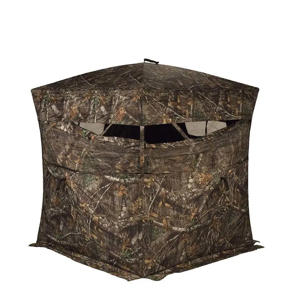 Dandelion Outdoors Hunting Black-Backed Camo Prevue Ground Blind Tent