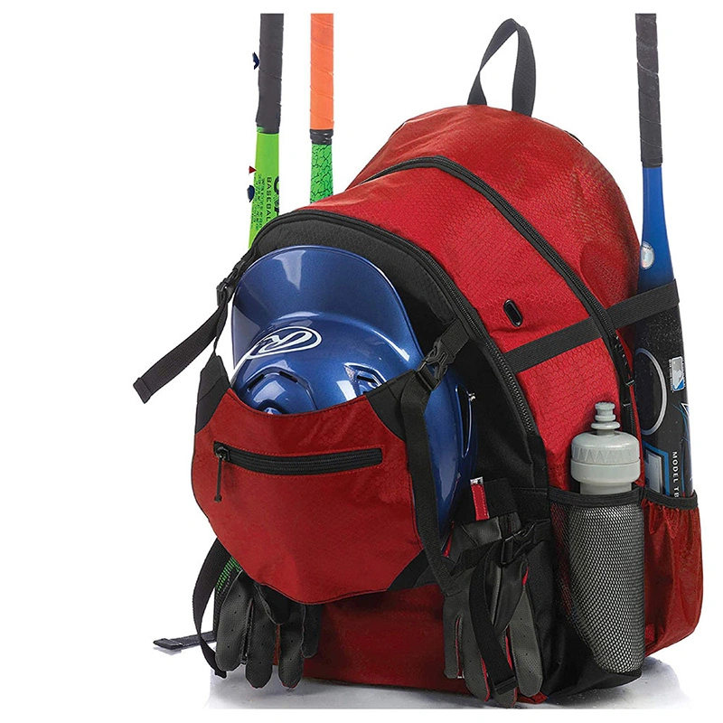 Wholesale/Supplier Waterproof Lightweight Baseball Bags Outdoor Sport Backpack Baseball Backpacks with 4 Bats Pocket