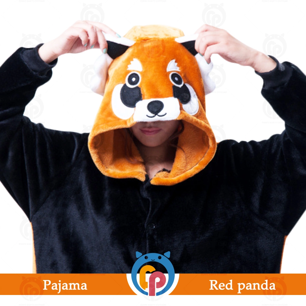 Red Panda Kigurumi Easter Halloween Party Animal Cosplay Costumes for Adult