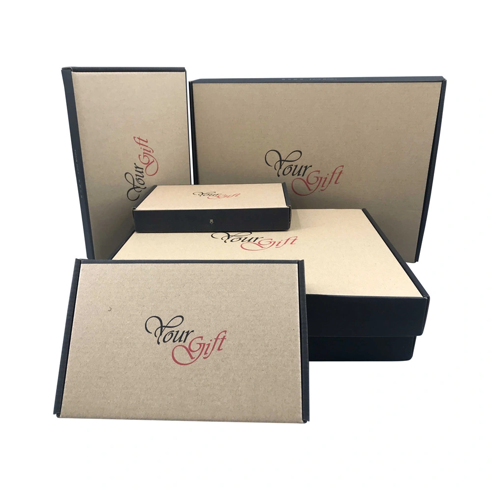 Custom plegado corrugado Packaging papel plano de Verificación de Tarjeta de Juego