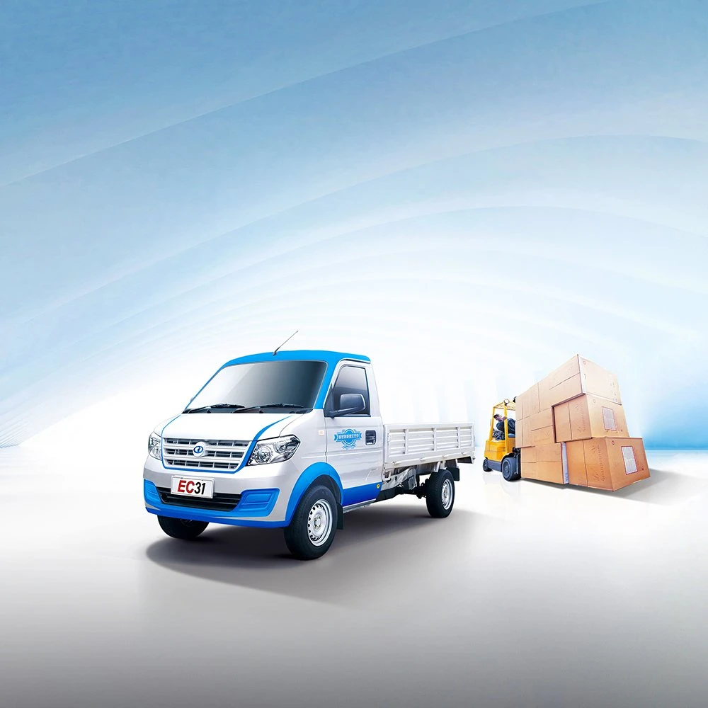 Dfsk Dongfeng Ec31 Model Electric Mini Food Used Light Truck 300km Charging Refrigerated/Cargo Box/Flatbed 4*4 Small Mini Electric Cargo Box Truck From China