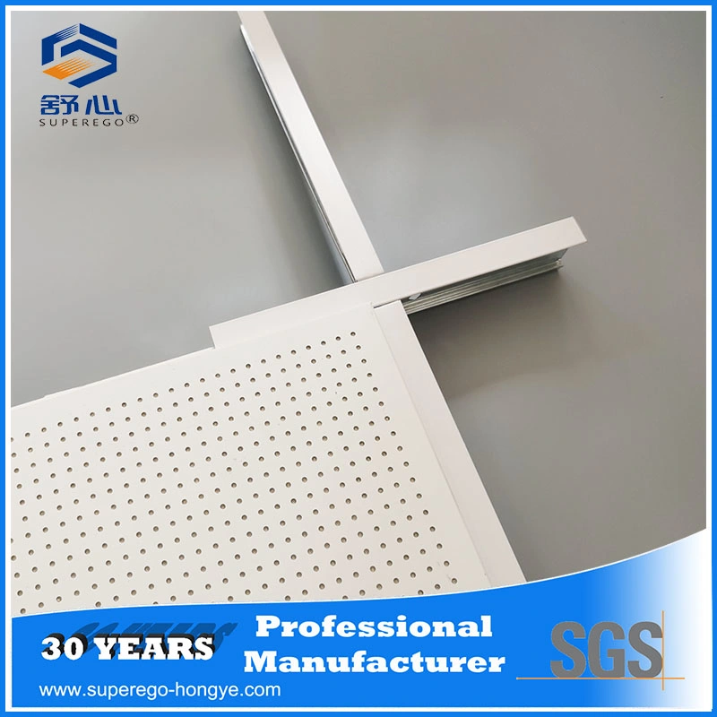 600X600X9.8mm (0.8) Aluminum Mineral Fiber Composite Board