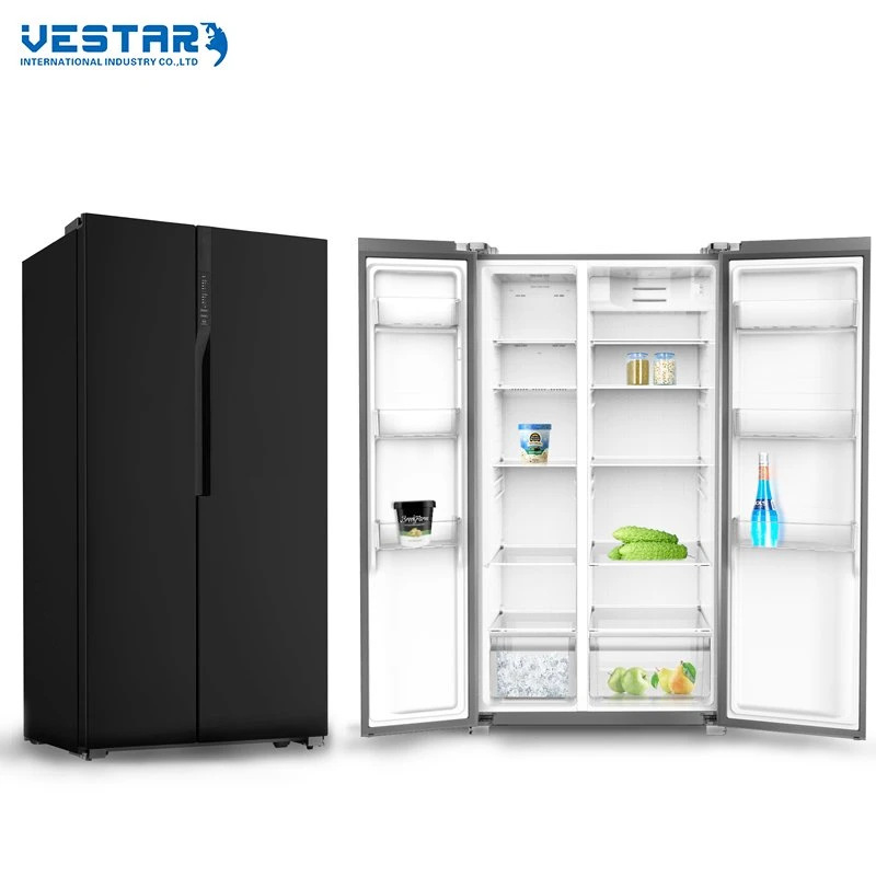 Side by Side Refrigerator Fridge and Freezer Frost