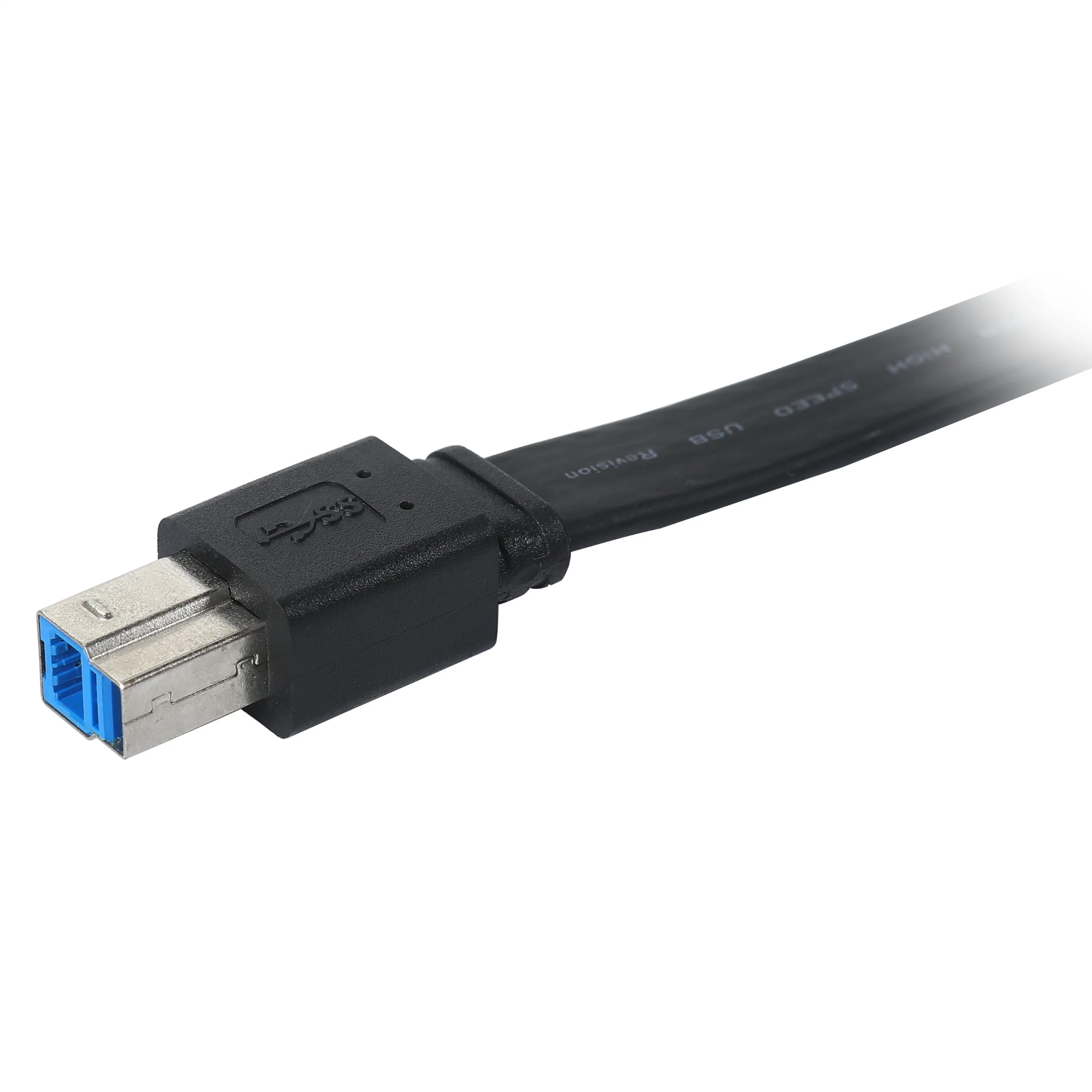 Factory Price Blue USB3.0 Am to Bm Flat Data Cable