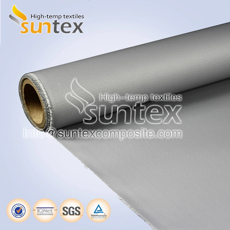 Silicone Shrink Tunnel Curtain Silicone Coated Glass Fabric High Temperature Resistant