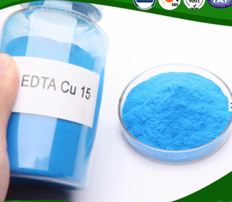 EDTA-Cu 15% Chelated Fertilizer Trace Element Fertilizer EDTA Copper