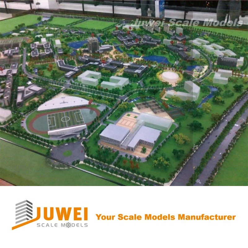 Custom Made Architectural Planning Model of School and University (JW-137)