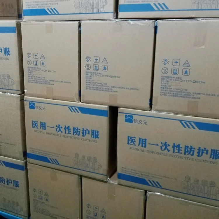 China CE Approved Fast Delivery Disposable Personal PPE Isolation Protective Suit Medium