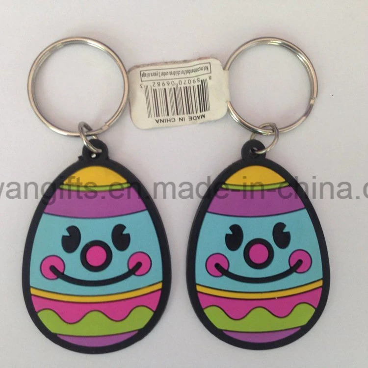 Promotion 3D Rubber Silicone Keychain in Halloween Styles