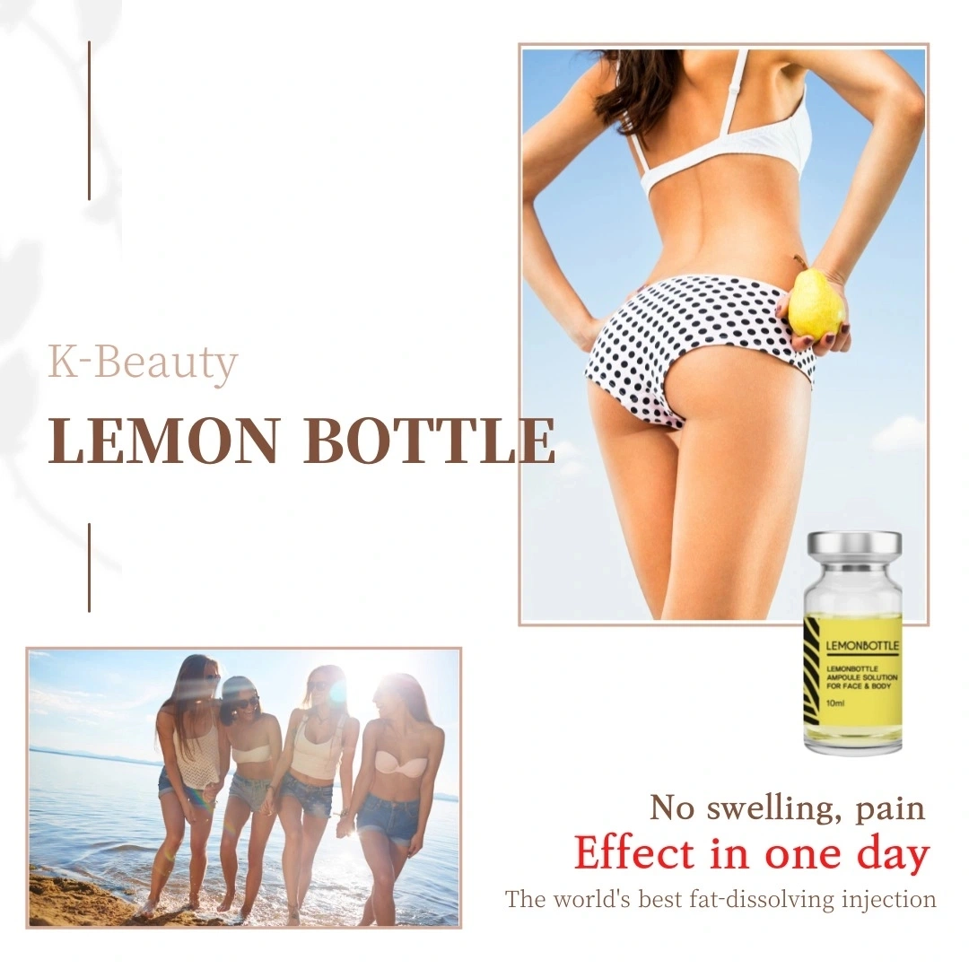 Wholesale/Supplier Price Lemonbottle Ampoule Solution for Face Body Solution Lipolysis Injection Ppclipolytic Lose Weight Product Slimming Injection Lipo Lab Kybella