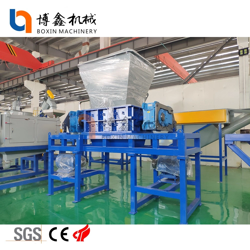 Plastic Shredder/PVC Pipe Pet Bottle Shredder/Block and LDPE Film/Battery/ Waste Rubber Paper