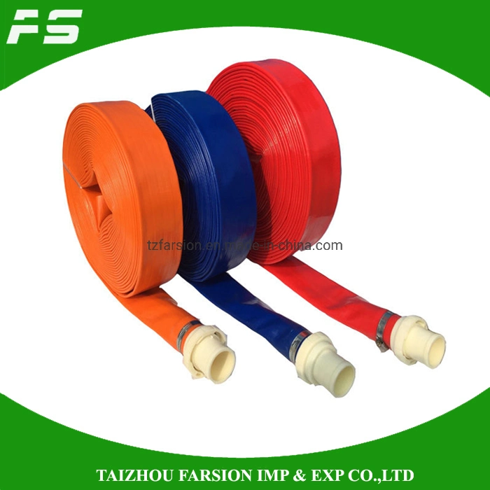 High Pressure PVC Soft Flexible Lay Flat Layflat Agriculture Irrigation Discharge Water Hose Pipe
