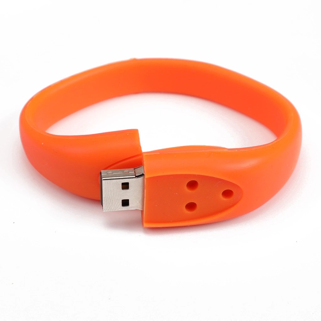 2023 USB 2.0 personnalisé Cartoon couleur Bracelet portable Flash USB Disque 4 Go 8 Go 16 Go 32 Go 64 Go Holiday Gift U Disk Bracelet