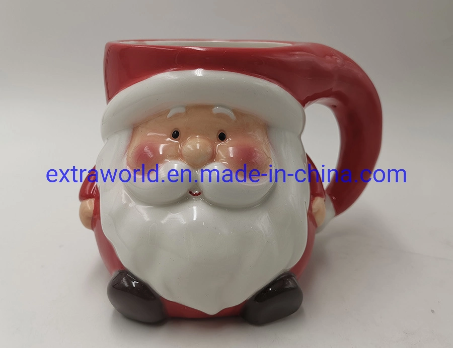 3D em cerâmica Caneca Pinguim moldado&#160;para prendas de Natal