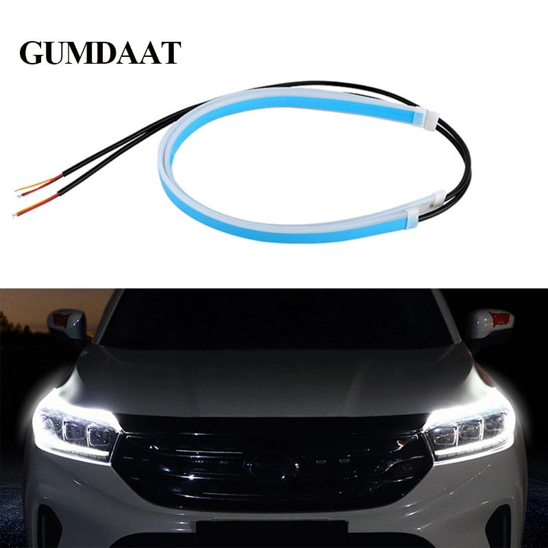 Flexible wasserdichte Blinkleuchte White Car Scheinwerfer Streifen DRL LED-Leuchte