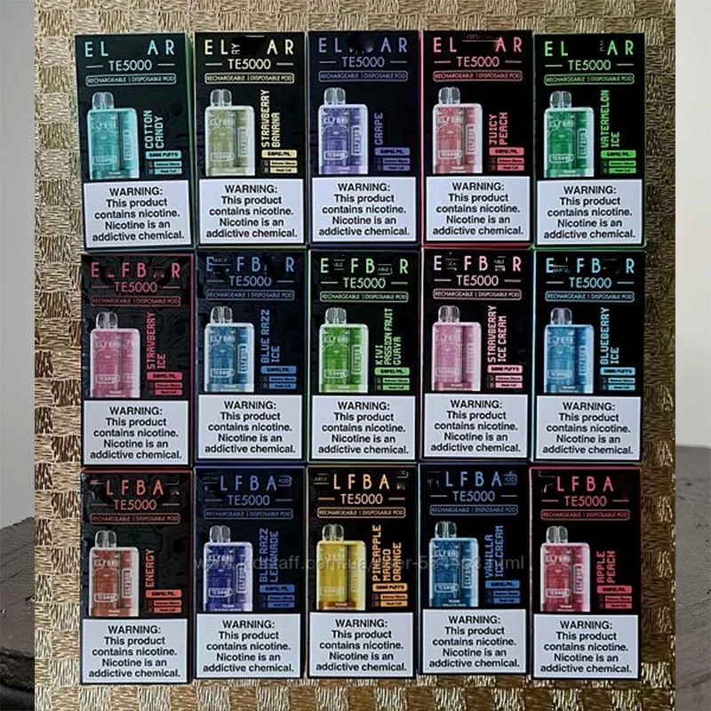 Elf Wholesale/Supplier I VAPE Elf desechable 600/1500/2000/4000/5000 Puff 0/2/5% Elf Te5000 bares Puff Bar E Cigarette EB Design Puff Elf