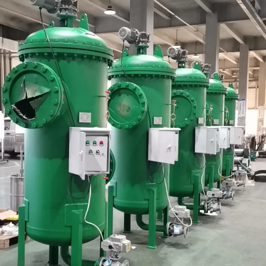Filtro de agua de autolimpieza industrial automático Precio automático máquina de filtración Filtro de agua industrial