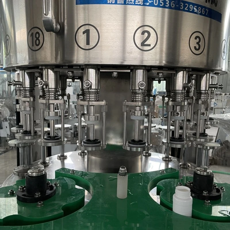 Glass Bottle Automatic Bottling Line, Non-Carbonated Liquid Rotary Filling Machine Manufacturer