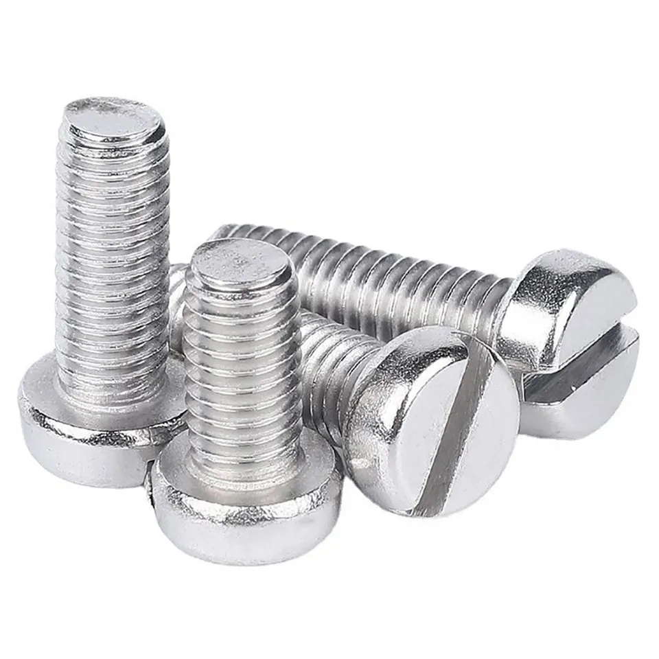 304 Stainless Steel Slotted Cap Slot Column Round Cheese Head Bolt Screw