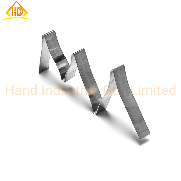 Stainless Steel Zigzag Flat Folding Leaf Spring Clips Parts Sheet Metal Spring