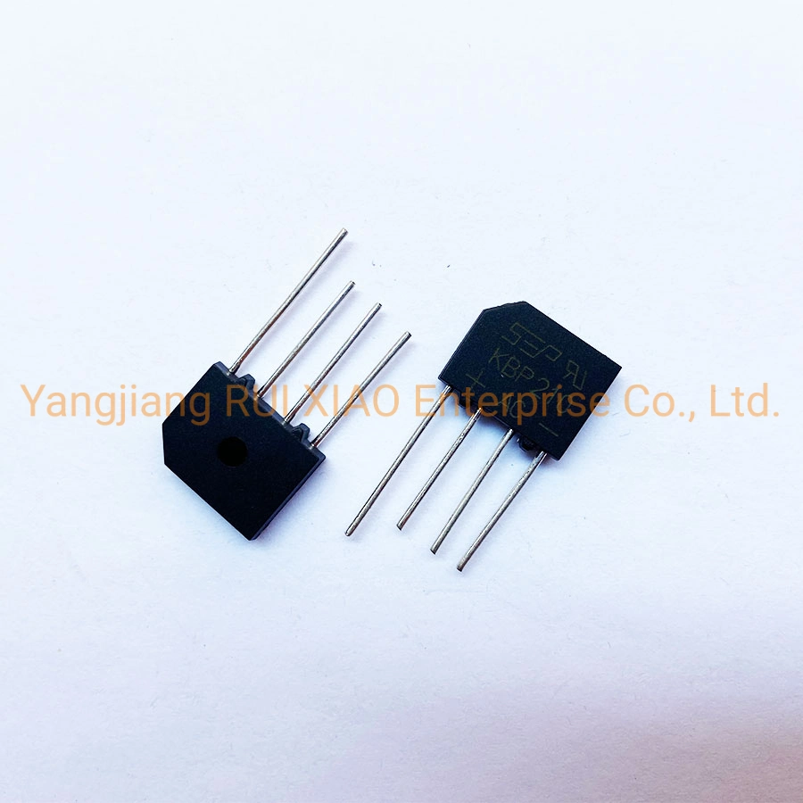 Diode Kbp210 Silizium-Brückengleichrichter- Kbp Gleichrichter-Brückenstapelleistung Board Flat Bridge für LED-Leuchten