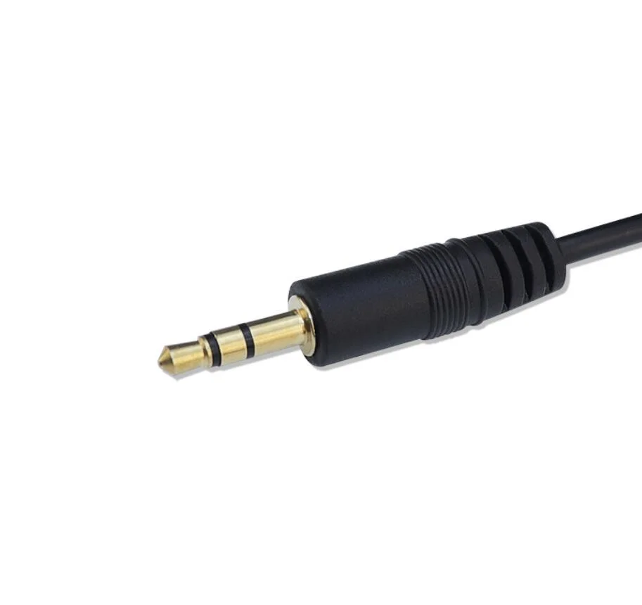 3.5mm Stereo Audio Male to Male Spring Spiral Retractable Cable