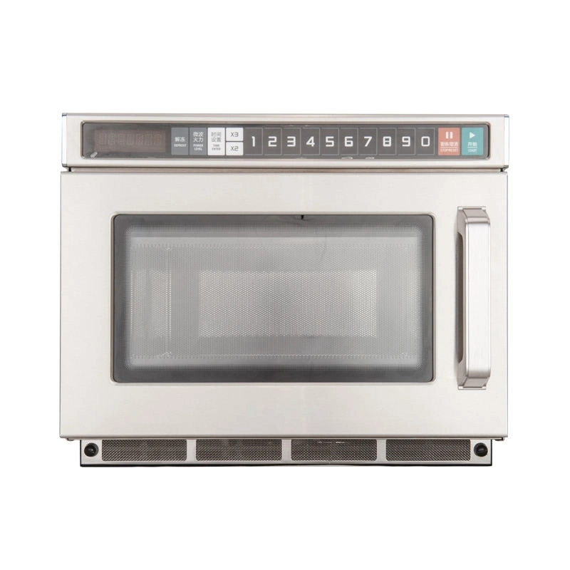 Commercial 17L Portable Industrial Microwave Oven Stainless Steel Heavy-Duty Microwave